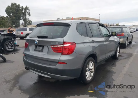 2013 BMW X3 xDrive28I z USA, uszkodzony, nr VIN 5UXWX9C59D0A22135